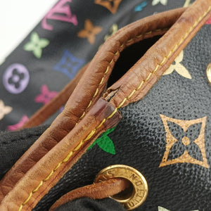 Pre-owned Louis Vuitton Petit Noe Noir Monogram Multicolor M42230 shoulderbag | stylenewstar