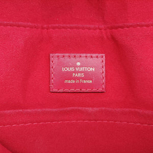 Pre-owned Louis Vuitton Beaubourg EBENE×Scarlet Damier Canvas N40176 handbag | stylenewstar