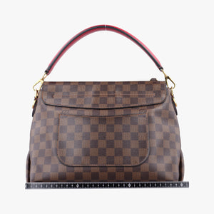 Pre-owned Louis Vuitton Beaubourg EBENE×Scarlet Damier Canvas N40176 handbag | stylenewstar
