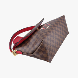 Pre-owned Louis Vuitton Beaubourg EBENE×Scarlet Damier Canvas N40176 handbag | stylenewstar