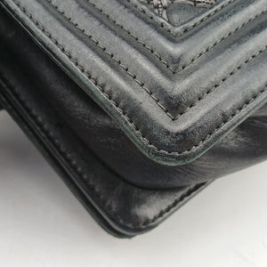 Pre-owned Chanel BOY CHANEL Black Leather A67086 shoulderbag | stylenewstar