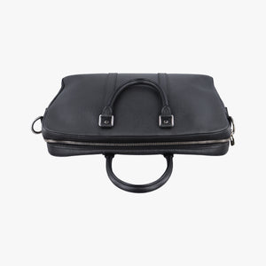 Pre-owned Louis Vuitton Port Document Voyage PM black Taiga M33412 businessbag | stylenewstar