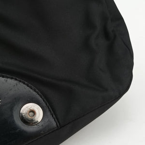 Secondhand Christian Dior Malice pearl Black Nylon×leather shoulderbag | stylenewstar