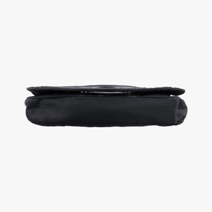 Secondhand Christian Dior Malice pearl Black Nylon×leather shoulderbag | stylenewstar