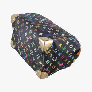 Pre-owned Louis Vuitton SPEEDY 30 Noir Monogram Multicolor M92642 handbag | stylenewstar