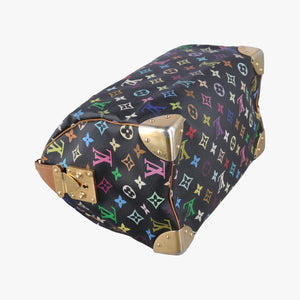 Pre-owned Louis Vuitton SPEEDY 30 Noir Monogram Multicolor M92642 handbag | stylenewstar