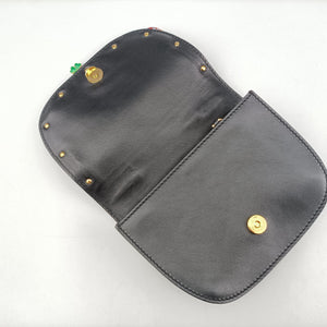 Pre-owned Valentino Lucky Rockstud Black Leather shoulderbag | stylenewstar