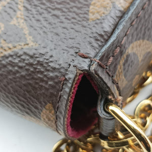 Pre-owned Louis Vuitton Pochette Felicie Brown Monogram Canvas M61276 shoulderbag | stylenewstar