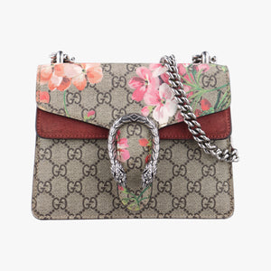 Secondhand Gucci Dionysus beige×red×multicolor PVC coated canvas × suede 421970 shoulderbag | stylenewstar