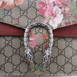 Secondhand Gucci Dionysus beige×red×multicolor PVC coated canvas × suede 421970 shoulderbag | stylenewstar