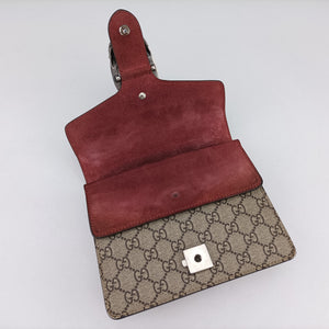 Secondhand Gucci Dionysus beige×red×multicolor PVC coated canvas × suede 421970 shoulderbag | stylenewstar