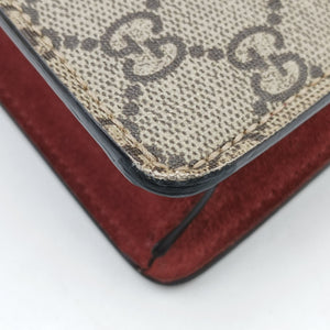 Secondhand Gucci Dionysus beige×red×multicolor PVC coated canvas × suede 421970 shoulderbag | stylenewstar