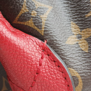 Vintage Louis Vuitton FLANDRIN Brown×CERISE Monogram Canvas×calf leather M41596 shoulderbag | stylenewstar