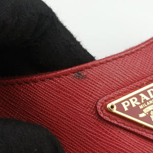Pre-owned Prada Re-Edition 2005 Saffiano Red Saffiano leather 1BH204 shoulderbag | stylenewstar