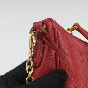 Pre-owned Prada Re-Edition 2005 Saffiano Red Saffiano leather 1BH204 shoulderbag | stylenewstar