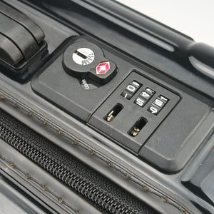 Pre-owned RIMOWA TOPAS Black aluminum suitcase | stylenewstar