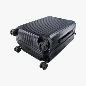 Pre-owned RIMOWA TOPAS Black aluminum suitcase | stylenewstar
