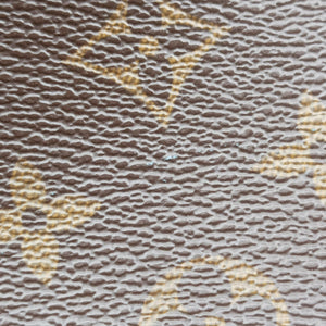Pre-owned Louis Vuitton Pallas Clutch Brown x Cerise Monogram canvas M41638 shoulderbag | stylenewstar
