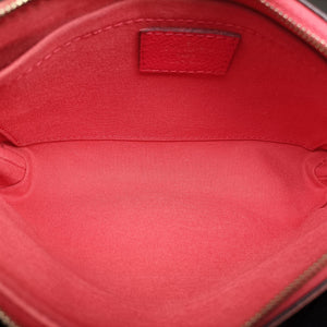 Pre-owned Louis Vuitton Pallas Clutch Brown x Cerise Monogram canvas M41638 shoulderbag | stylenewstar