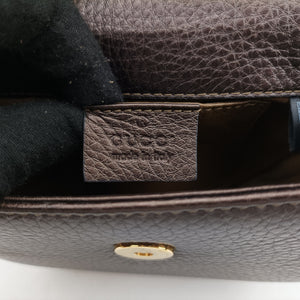 Pre-owned Gucci Bamboo Brown leather 269969 shoulderbag | stylenewstar
