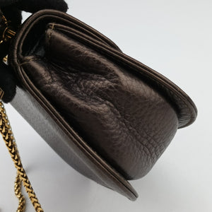 Pre-owned Gucci Bamboo Brown leather 269969 shoulderbag | stylenewstar