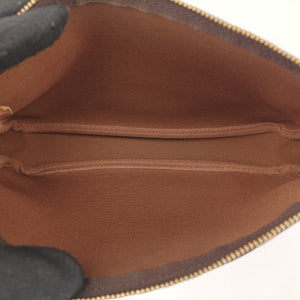 Pre-owned Louis Vuitton Pochette Accessoires brown×multi Monogram Rose Canvas M48615 handbag | stylenewstar