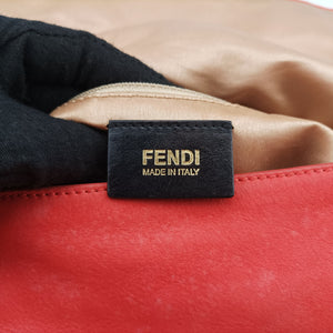 Pre-owned Fendi Mamma Baguette Orange Leather 8BR638 shoulderbag | stylenewstar
