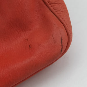 Pre-owned Fendi Mamma Baguette Orange Leather 8BR638 shoulderbag | stylenewstar