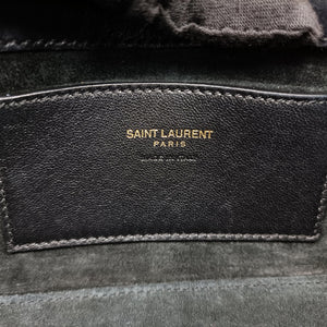 Secondhand Yves Saint Laurent LE 5 a 7 Hobo Black Leather 710318 handbag | stylenewstar