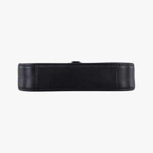 Secondhand Yves Saint Laurent LE 5 a 7 Hobo Black Leather 710318 handbag | stylenewstar