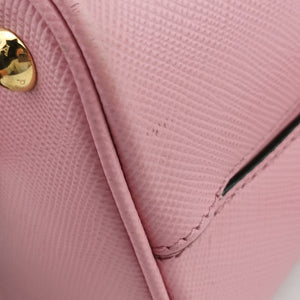Pre-owned Prada Pannier Pink SAFFIANO Leather 1BA212 shoulderbag | stylenewstar