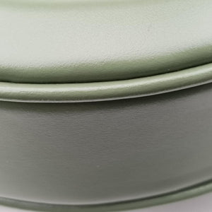 Pre-owned Celine Besace 16 Small Green Leather W-SL-2 shoulderbag | stylenewstar