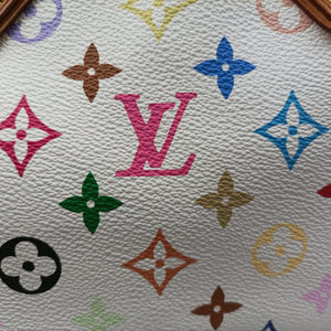 Vintage Louis Vuitton AUDRA white Monogram Multicolor M40047 handbag | stylenewstar