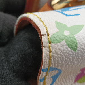 Vintage Louis Vuitton AUDRA white Monogram Multicolor M40047 handbag | stylenewstar