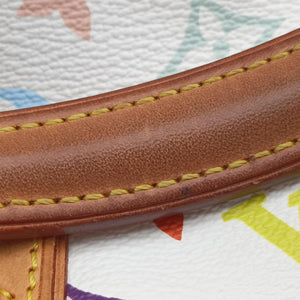 Vintage Louis Vuitton AUDRA white Monogram Multicolor M40047 handbag | stylenewstar