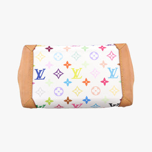 Vintage Louis Vuitton AUDRA white Monogram Multicolor M40047 handbag | stylenewstar