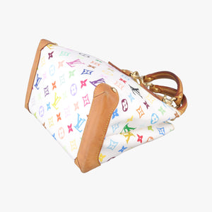 Vintage Louis Vuitton AUDRA white Monogram Multicolor M40047 handbag | stylenewstar