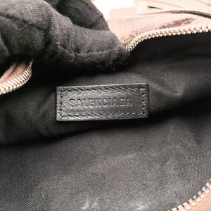 Pre-owned Balenciaga Le Cagole Silver lambskin shoulderbag | stylenewstar