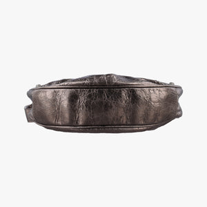 Pre-owned Balenciaga Le Cagole Silver lambskin shoulderbag | stylenewstar