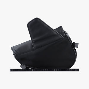 Pre-owned Christian Dior Saddle Black × Gray Nylon x Leather bum bag/waist bag | stylenewstar