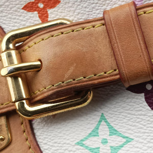 Vintage Louis Vuitton CLAUDIA white Monogram Multicolor M40193 handbag | stylenewstar