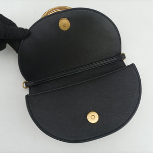 Pre-owned Chloe Nile Minaudiere Black Leather shoulderbag | stylenewstar