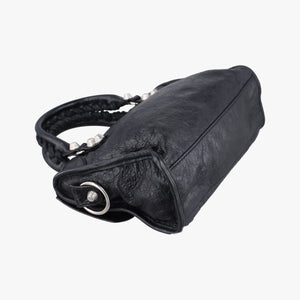 Vintage Balenciaga Giant Mini City Balck lambskin shoulderbag | stylenewstar