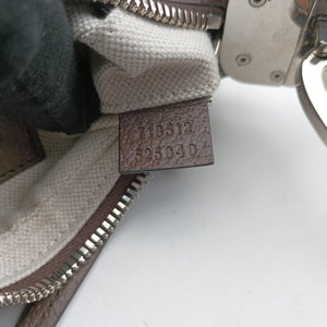 Pre-owned Gucci GG Attache Mini Brown PVC coated canvas 718512 shoulderbag | stylenewstar