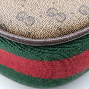 Pre-owned Gucci GG Attache Mini Brown PVC coated canvas 718512 shoulderbag | stylenewstar
