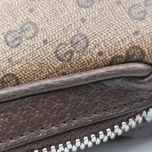 Pre-owned Gucci GG Attache Mini Brown PVC coated canvas 718512 shoulderbag | stylenewstar