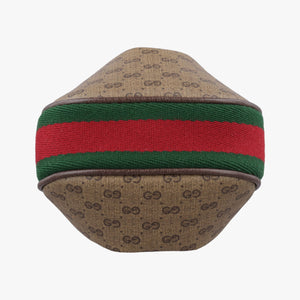 Pre-owned Gucci GG Attache Mini Brown PVC coated canvas 718512 shoulderbag | stylenewstar