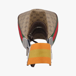 Pre-owned Gucci GG Attache Mini Brown PVC coated canvas 718512 shoulderbag | stylenewstar