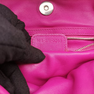 Pre-owned Christian Dior Soft Lady Dior INTRECCIATO Tote Rose lambskin shoulderbag | stylenewstar