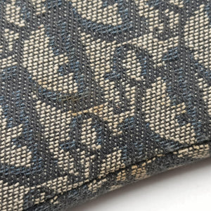Pre-owned Christian Dior Saddle Navy Jacquard shoulderbag | stylenewstar